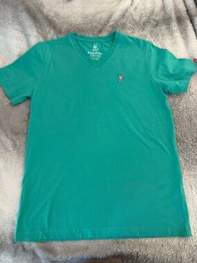 PSYCHO BUNNY CLASSIC CREW NECK TEE -MIAMI POOL SIZE 6 PIMA COTTON